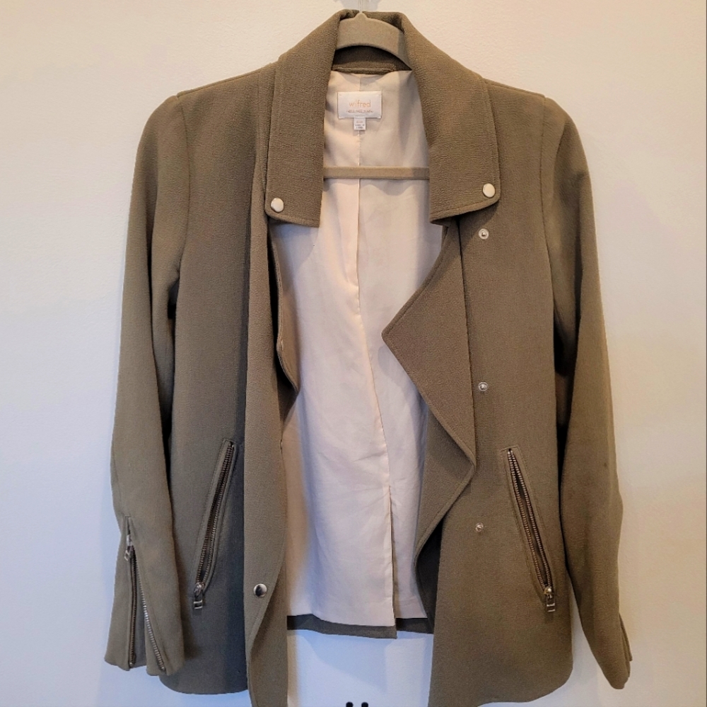 Wilfred Aritzia Mayet jacket in DeepLichen Green Size XXS
